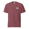 Brick garment-dyed Everyday Tee with Unlucky 13 left-chest logo