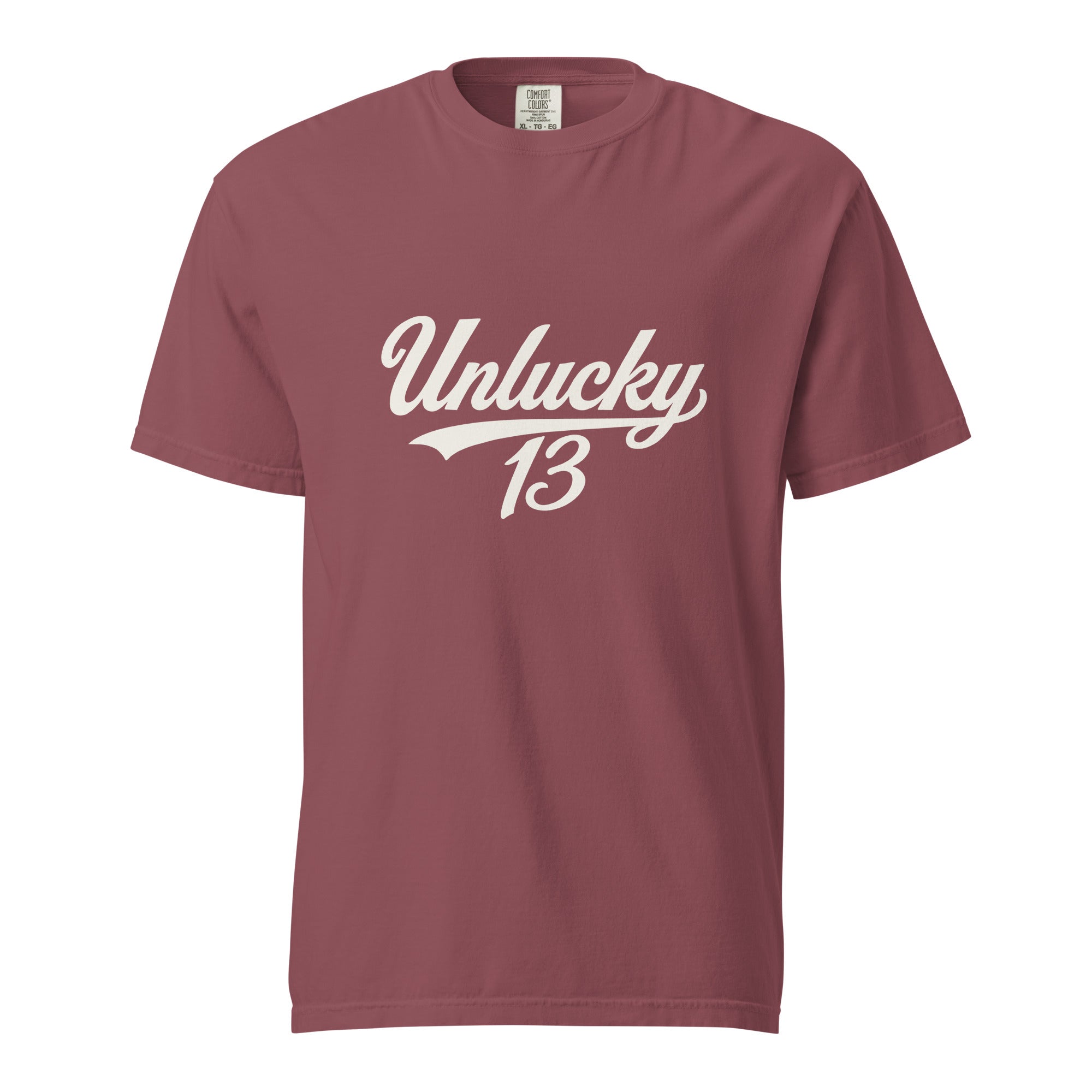 Brick Signature Tee with large Unlucky 13 front graphic